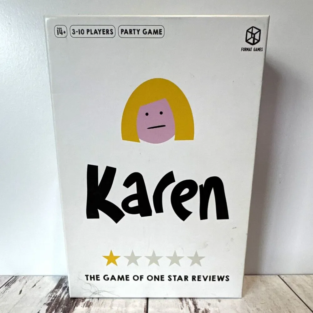 Karen Humor Party Card Game 3-10P Ages 14+ One Star Reviews 2021